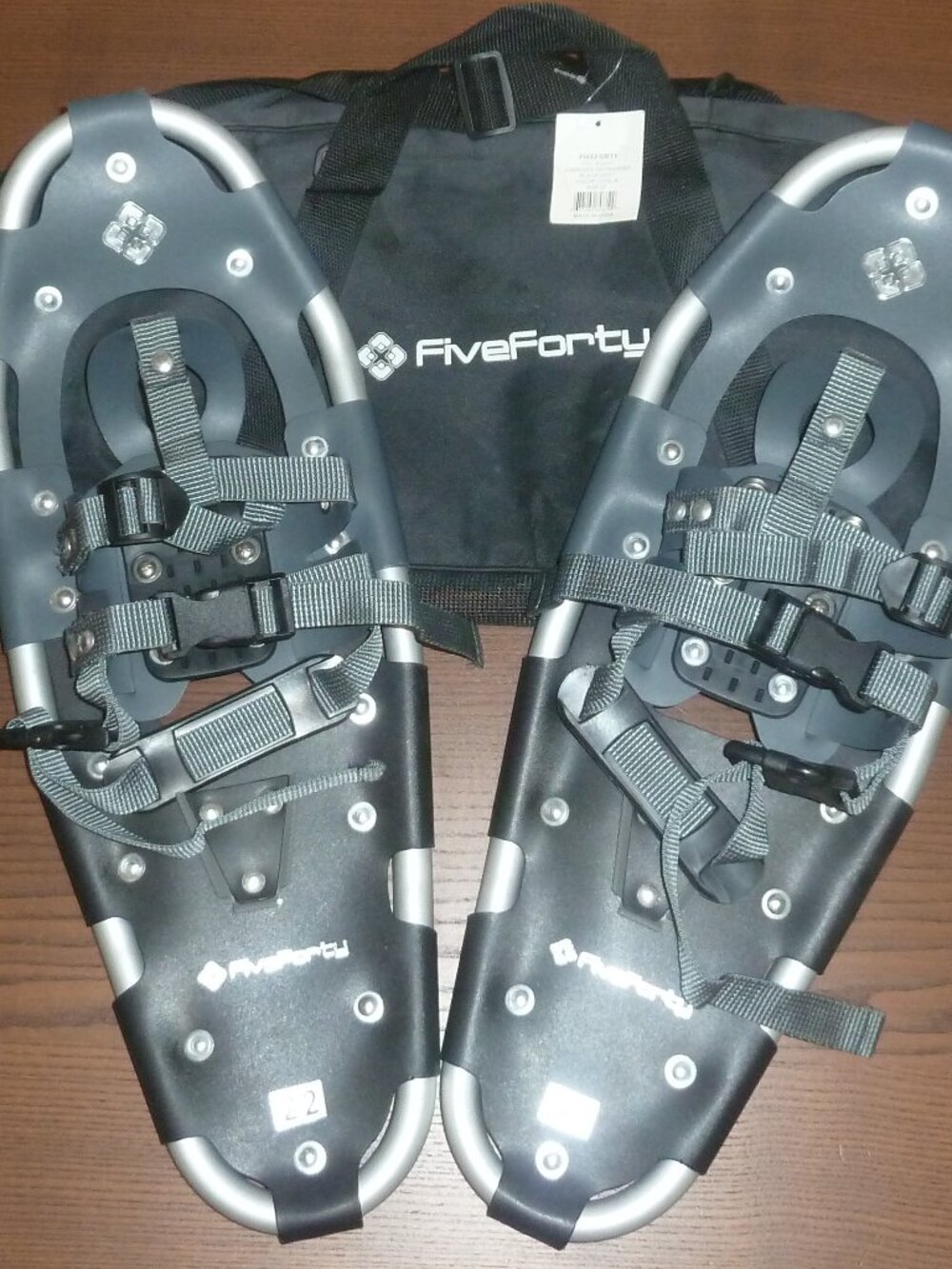 Fiveforty 540 Adult Snowshoes 22 Fast Strap With Carrying Bag Case